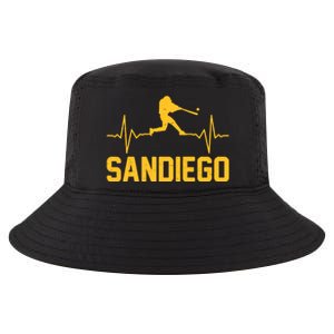 San Diego Baseball Player Heartbeat Cool Comfort Performance Bucket Hat