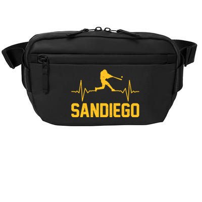 San Diego Baseball Player Heartbeat Crossbody Pack