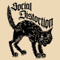 Social Distortions Black Cat Meow Zip Tote Bag