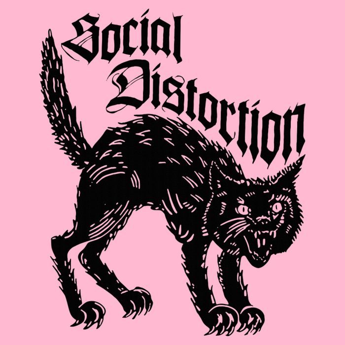 Social Distortions Black Cat Meow Baby Bodysuit