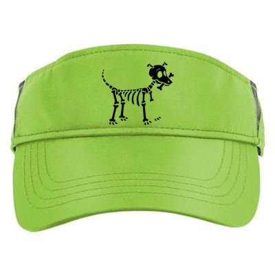 Skeleton Dog & Bone Adult Drive Performance Visor