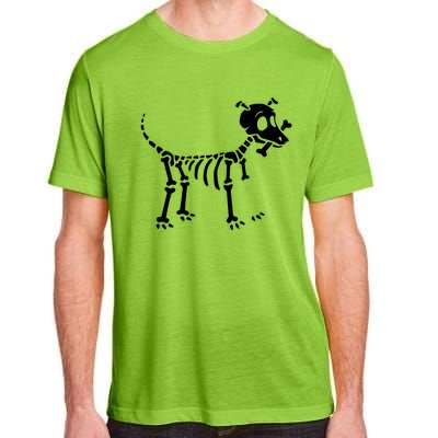 Skeleton Dog & Bone Adult ChromaSoft Performance T-Shirt