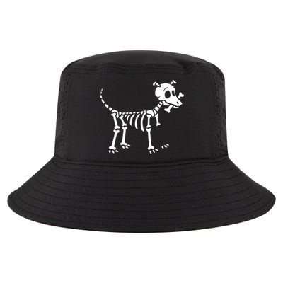 Skeleton Dog & Bone Cool Comfort Performance Bucket Hat