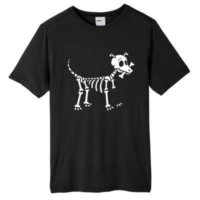 Skeleton Dog & Bone Tall Fusion ChromaSoft Performance T-Shirt