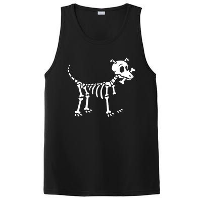 Skeleton Dog & Bone PosiCharge Competitor Tank