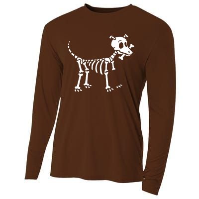 Skeleton Dog & Bone Cooling Performance Long Sleeve Crew