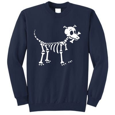 Skeleton Dog & Bone Tall Sweatshirt