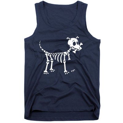 Skeleton Dog & Bone Tank Top