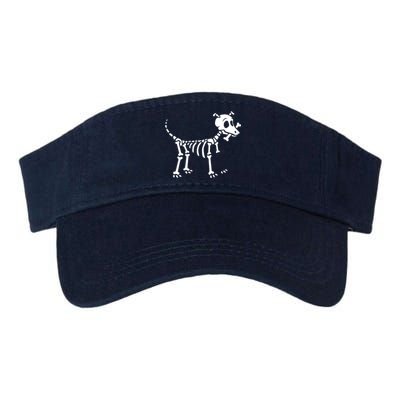 Skeleton Dog & Bone Valucap Bio-Washed Visor