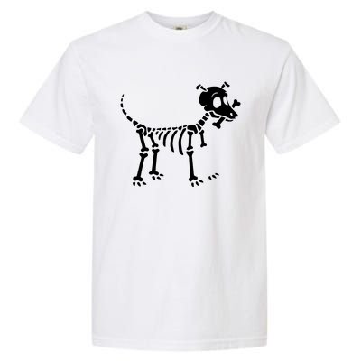 Skeleton Dog & Bone Garment-Dyed Heavyweight T-Shirt