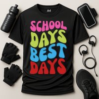 School Days Best Days Colorful Performance Shirt