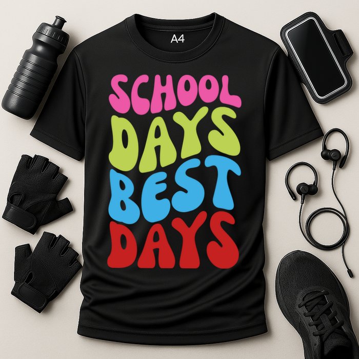 School Days Best Days Colorful Performance Shirt