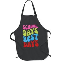School Days Best Days Colorful Apron