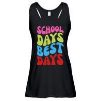 School Days Best Days Colorful Ladies Essential Flowy Tank