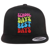 School Days Best Days Colorful Flatbill Hat