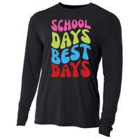 School Days Best Days Colorful Cooling Performance Long Sleeve Crew