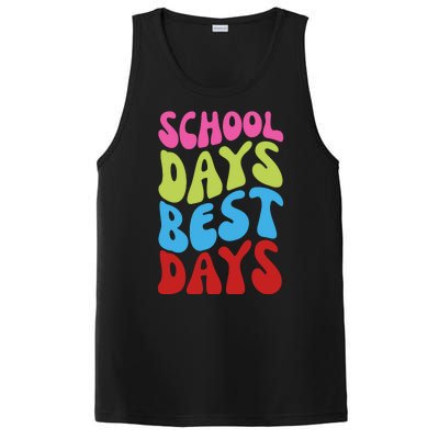 School Days Best Days Colorful PosiCharge Competitor Tank