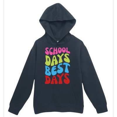 School Days Best Days Colorful Urban Pullover Hoodie