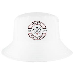 San Diego Beach California Ca Retro Surfer Cool Comfort Performance Bucket Hat