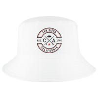 San Diego Beach California Ca Retro Surfer Cool Comfort Performance Bucket Hat