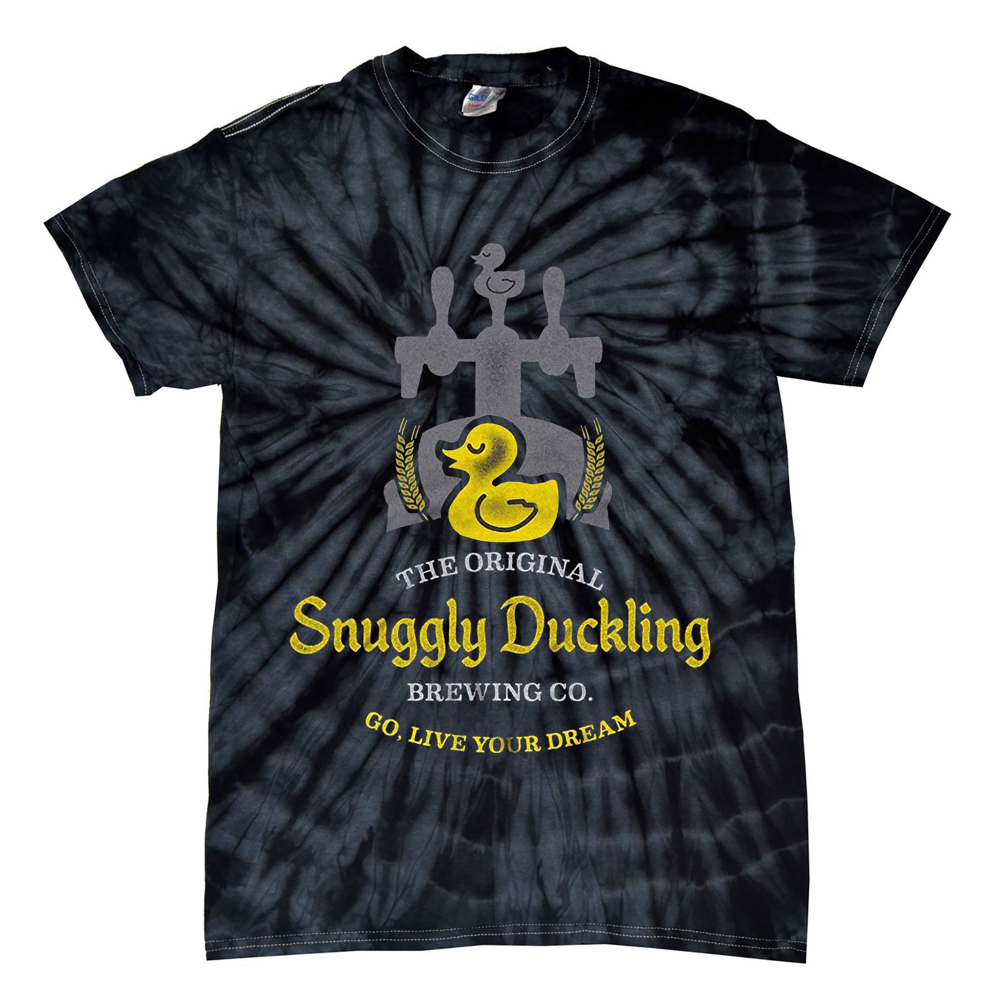 Snuggly Duckling Brewing Company Tie-Dye T-Shirt