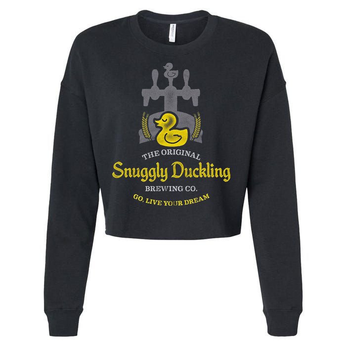 Snuggly Duckling Brewing Company Cropped Pullover Crew