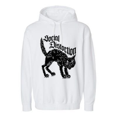 Social Distortions Black Cat Meow Garment-Dyed Fleece Hoodie