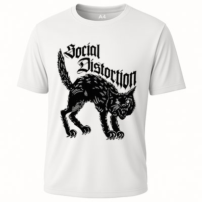 Social Distortions Black Cat Meow Performance Shirt