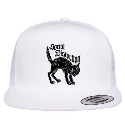 Social Distortions Black Cat Meow Flatbill Hat