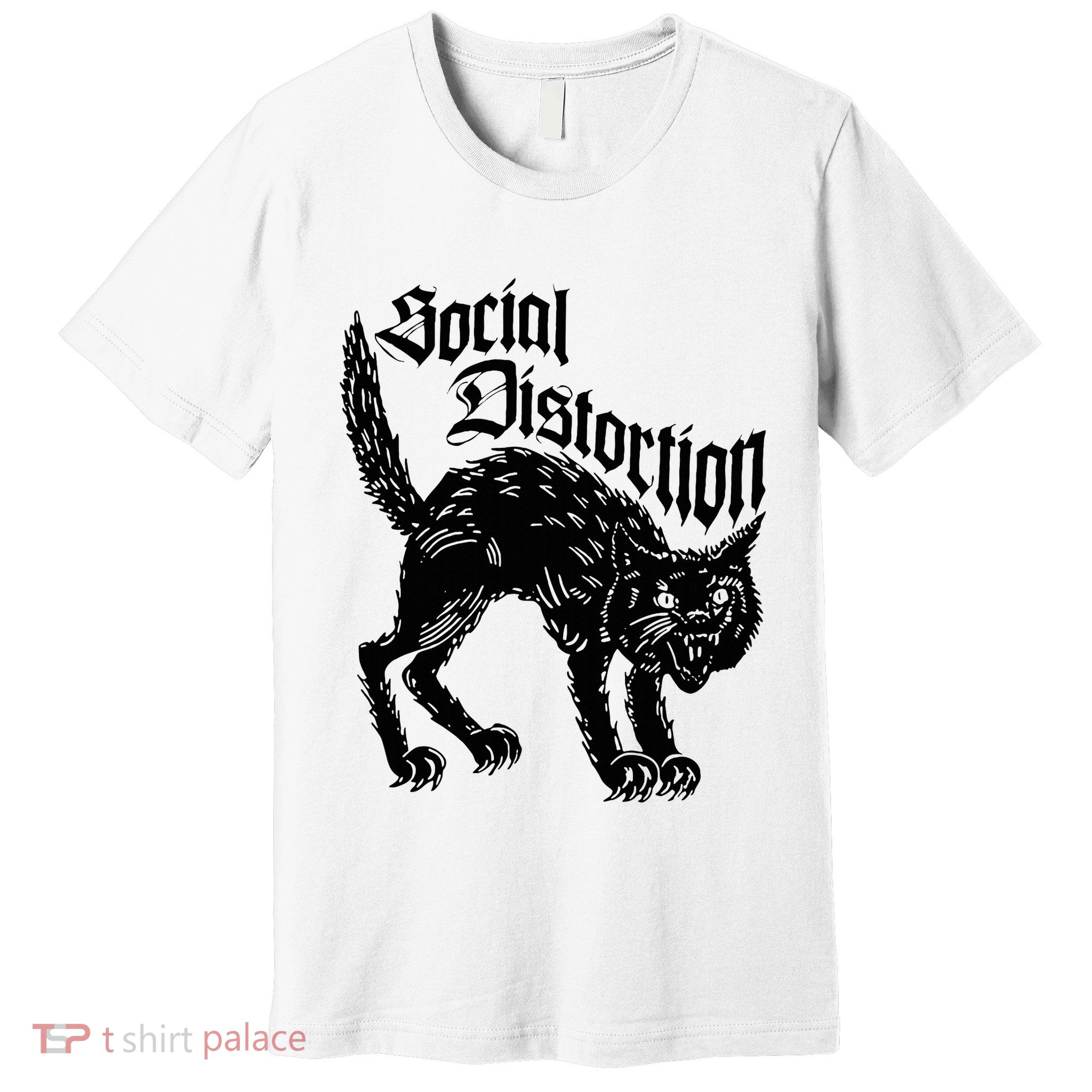 Social Distortions Black Cat Meow Premium T-Shirt
