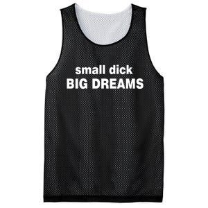 Small Dick Big Dreams Mesh Reversible Basketball Jersey Tank