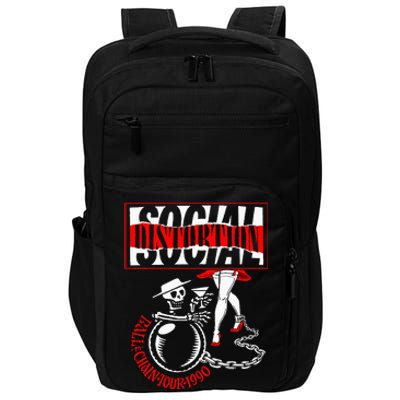 Social Distortion Ball And Chain Impact Tech Backpack