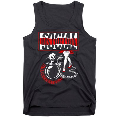 Social Distortion Ball And Chain Tank Top