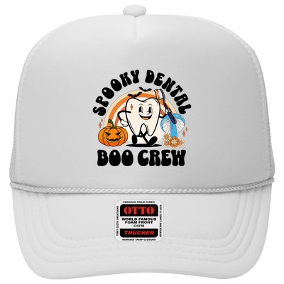 Spooky Dental Boo Crew Retro Halloween Dentist Office Humor Gift Trucker Hat