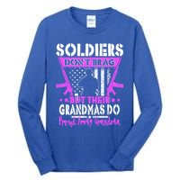 Soldiers Dont Brag Proud Army Grandma Military Grandmother Great Gift Tall Long Sleeve T-Shirt