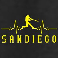 San Diego Baseball Heartbeat SD Game Day Padre Adult Drive Performance Visor