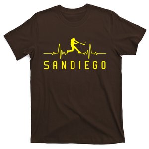 San Diego Baseball Heartbeat SD Game Day Padre T-Shirt