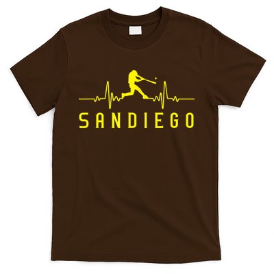 San Diego Baseball Heartbeat SD Game Day Padre T-Shirt
