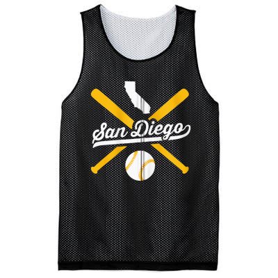 San Diego Baseball Vintage California State Pride Love City Mesh Reversible Basketball Jersey Tank