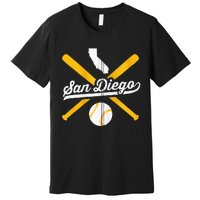 San Diego Baseball Vintage California State Pride Love City Premium T-Shirt