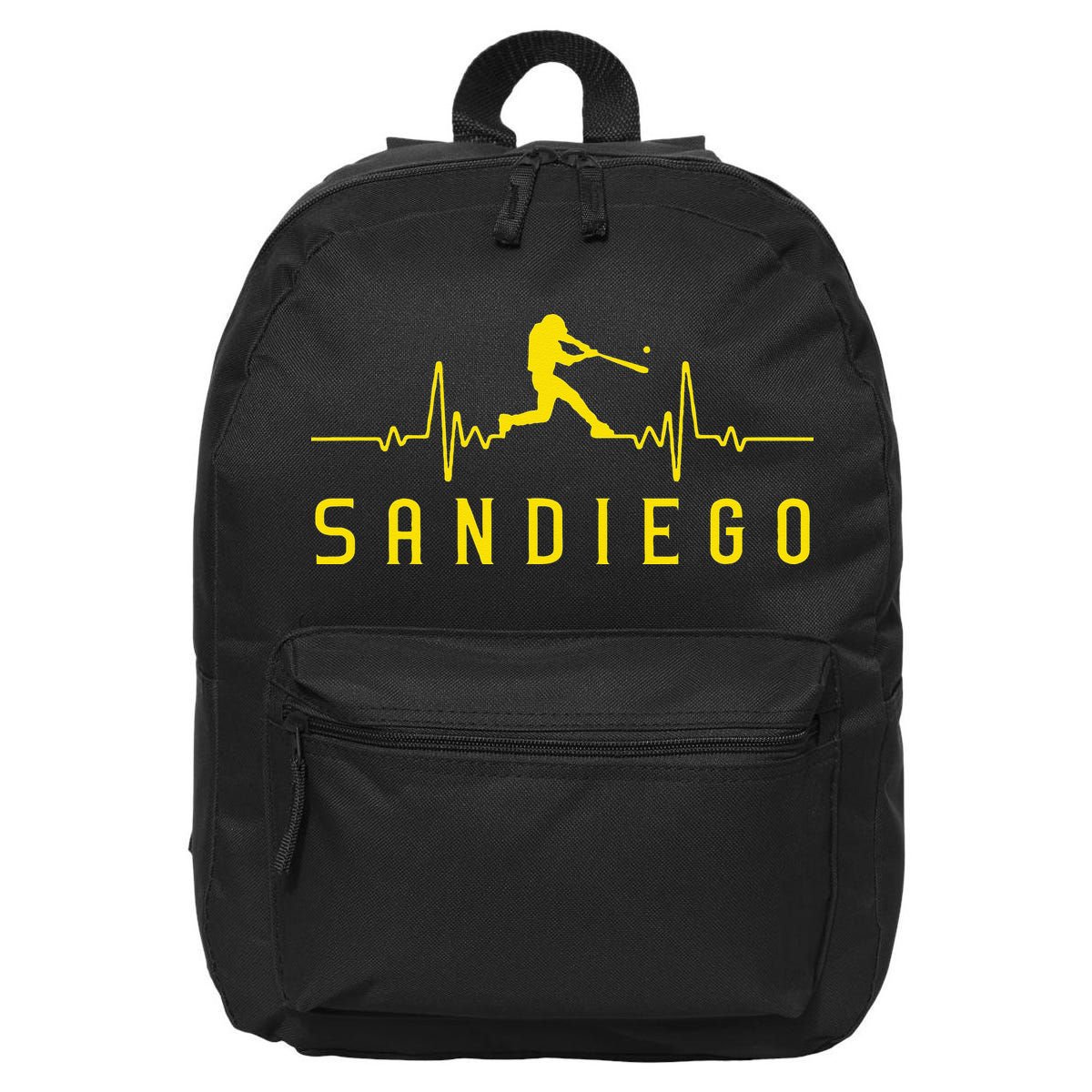 San Diego Baseball Heartbeat SD 16 in Basic Backpack