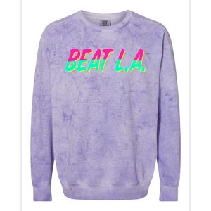 San Diego Beat L.A. San Diegan Pride Colorblast Crewneck Sweatshirt