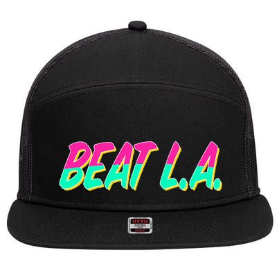 San Diego Beat L.A. San Diegan Pride 7 Panel Mesh Trucker Snapback Hat