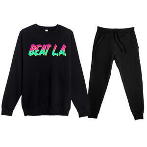 San Diego Beat L.A. San Diegan Pride Premium Crewneck Sweatsuit Set