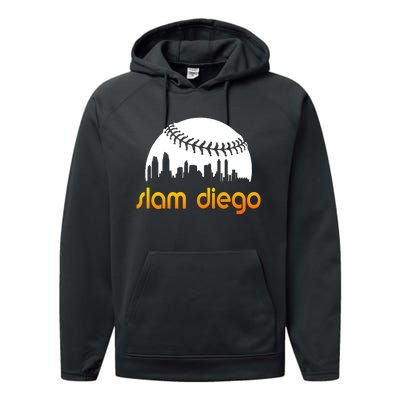 Slam Diego Baseball Fan Performance Fleece Hoodie