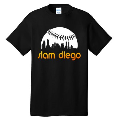 Slam Diego Baseball Fan Tall T-Shirt