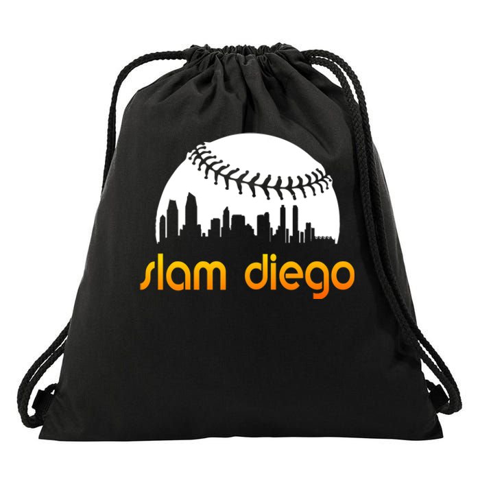 Slam Diego Baseball Fan Drawstring Bag