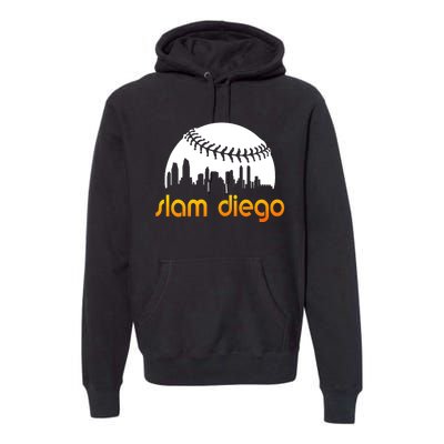 Slam Diego Baseball Fan Premium Hoodie