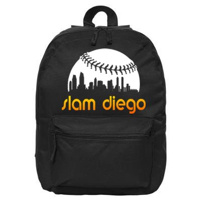 Slam Diego Baseball Fan 16 in Basic Backpack