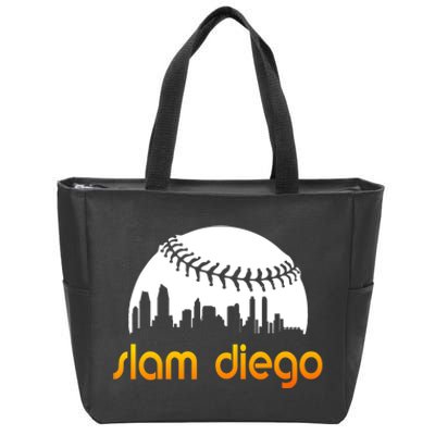 Slam Diego Baseball Fan Zip Tote Bag